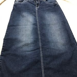 Blue Jean Skirt